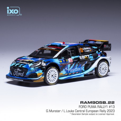 Ford Puma Rally1 13 Central European Rally 2023 G. Munster - L. Louka IXO RAM905B