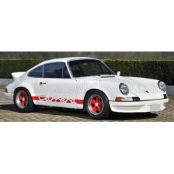 Porsche 911 Carrera RS 2.7 Coupe 1973 White Red Autoart 78030