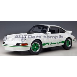 Porsche 911 Carrera RS 2.7 Coupe 1973 White Green Autoart 78031