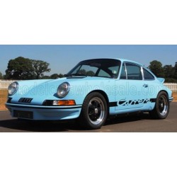 Porsche 911 Carrera RS 2.7 Coupe 1973 Blue Black Autoart 78032