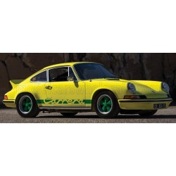 Porsche 911 Carrera RS 2.7 Coupe 1973 Yellow Green Autoart 78033
