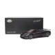 Pagani Zonda F 2015 Gloss Carbon Black with Red Stripe Almost Real ALM854001