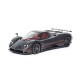 Pagani Zonda F 2015 Gloss Carbon Black with Red Stripe Almost Real ALM854001