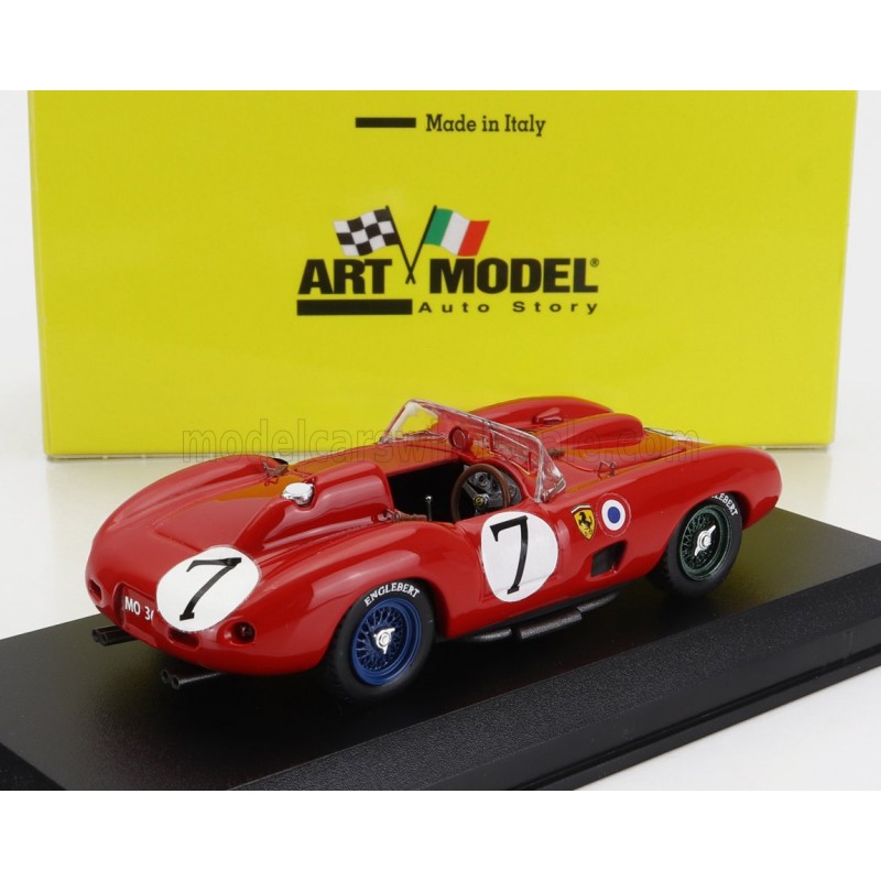 Coche miniatura Ferrari 335 1/18 Tecnomodel S RHD No.7 24h Le Mans 1957