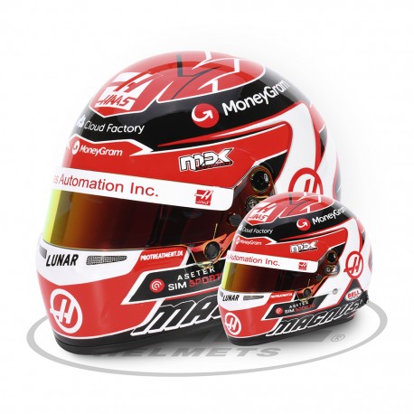 Casque Helmet 1/2 Kevin Magnussen F1 2023 Bell