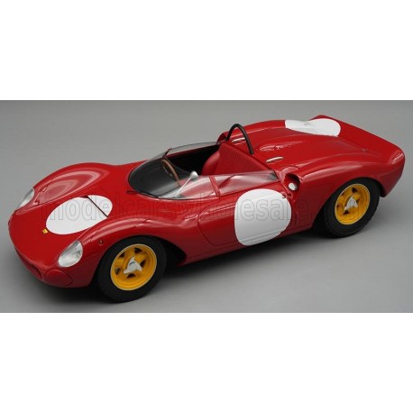 Ferrari&nbsp;206SP Dino Spider Team Sefac Press version 1965 Red Tecnomodel TM18-234A