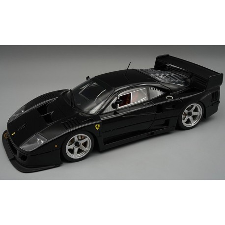 Ferrari F40 LM Press Version - With 5 Spoke Silver Rims 1996 Gloss Black Tecnomodel TM18-286P