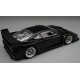 Ferrari&nbsp;F40 LM Press Version - With 5 Spoke Enkei Silver Rims 1996 Gloss Black Tecnomodel TM18-286T