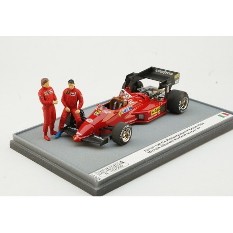 Ferrari 126C4 Présentation Fiorano Février 1984 Arnoux Alboreto Brumm S2410