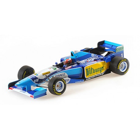 Benetton Renault B195 1 Michael Schumacher F1 Wolrd Champion Winner Pacific 1995 Minichamps 510953301