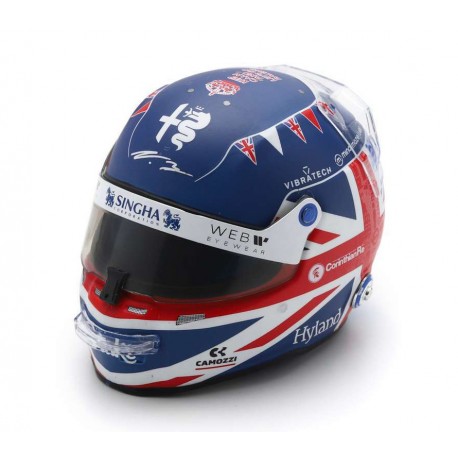 Casque Helmet 1/5 Valtteri Bottas Alfa Romeo GP Angleterre F1 2023 Spark 5HF119
