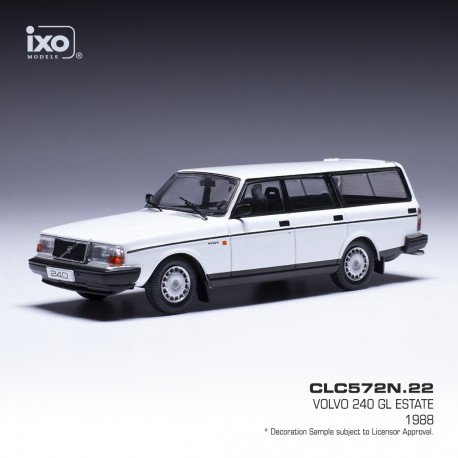 Volvo 240 GL 1988 White IXO CLC572