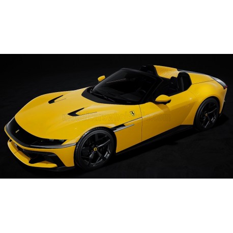 Ferrari 12 Cilindri V12 830cv Spider Open 2024 Giallo Tristrato MR Models FE044E