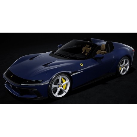 Ferrari 12 Cilindri V12 830cv Spider Open 2024 Blu Pozzi MR Models FE044SE2