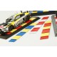 Kerb track 1/43 red yellow dirty version VIB03-DV
