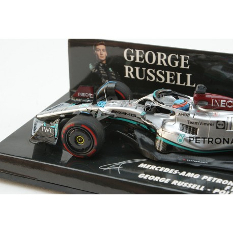 Mercedes AMG F1 W13 E Performance 63 George Russell F1 Pole Position Hongrie 2022 Minichamps 417223163