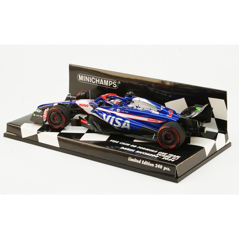 RB-Honda RBPT VCARB 01 3 Daniel Ricciardo F1 2024 Minichamps 417240103 ...