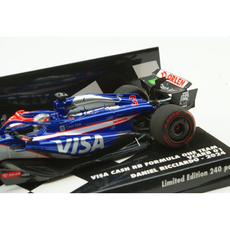 RB-Honda RBPT VCARB 01 3 Daniel Ricciardo F1 2024 Minichamps 417240103 ...