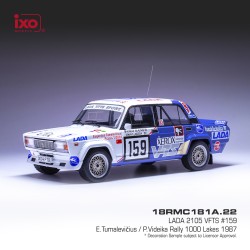 Lada 2105 VFTS 159 Rallye des 1000 Lacs 1987 E. Tumalevicius - P. Videika IXO 18RMC181B