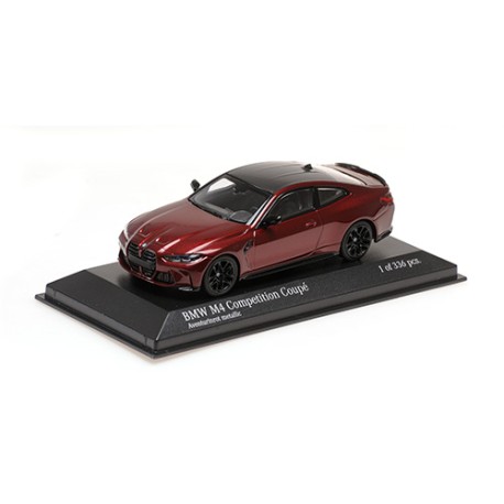 BMW M4 2020 Red Metallic Minichamps 410020126