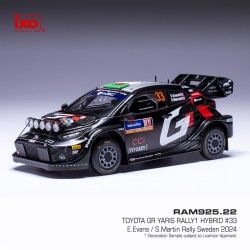 Toyota Yaris Rally1 33 Rallye de Suède 2024 E. Evans - S. Martin IXO RAM925