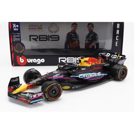 Red Bull RB19 1 Max Verstappen F1 Winner Miami 2023 Bburago BU18003-V-MIAMI