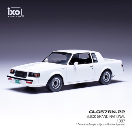 Buick Grand National 1987 White IXO CLC576