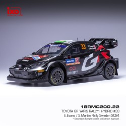 Toyota Yaris Rally1 33 Rallye de Suède 2024 E. Evans - S. Martin IXO 18RMC200