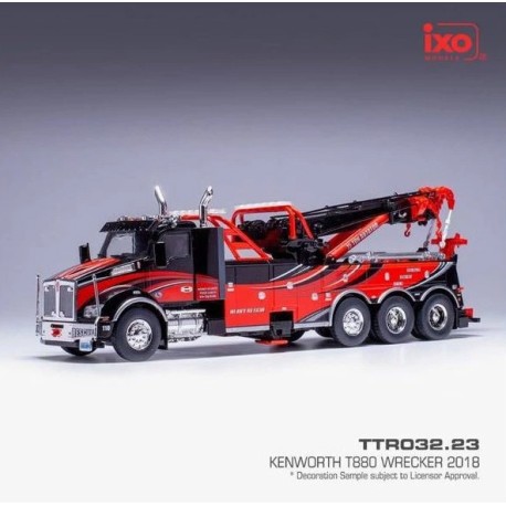 Kenworth T 880 Wrecker 2018 Black IXO TTR032