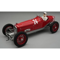 Alfa Romeo&nbsp;P3 Tipo B with driver 24 Tazio Nuvolari GP Italie 1932 Tecnomodel TMD18-326C