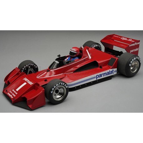 Brabham Alfa Romeo&nbsp;BT45C with driver 1 Niki Lauda F1 Angleterre Silverstone 1978 Tecnomodel TMD18-327C