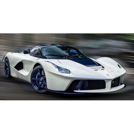 Ferrari Laferrari White Blue BBR BBR182238