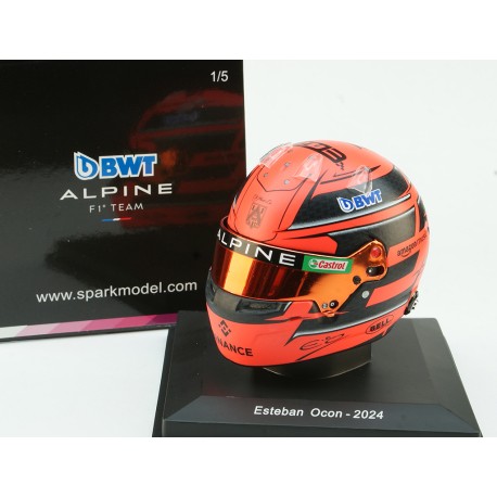 Casque Helmet 1/5 Esteban Ocon Alpine F1 2024 Spark 5HF138