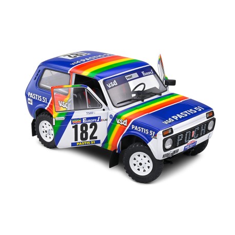 Lada&nbsp;Niva 182 Rallye Paris Dakar 1984 Jean Pierre Jabouille - Michel Sardou Solido S1807305