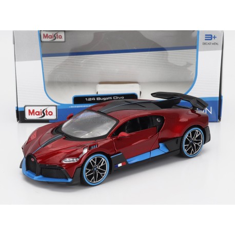 Bugatti Divo 2018 Red Met Maisto MAI31526R