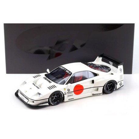 Ferrari F40 LBWK 2023 White GT Spirit GT470 - Miniatures Autos Motos