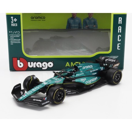 Aston Martin Mercedes AMR23 14 Fernando Alonso F1 2023 Bburago BU38090A