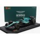 Aston Martin Mercedes AMR23 14 Fernando Alonso F1 with driver and showcase 2023 Bburago BU38091A