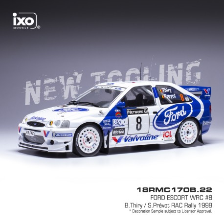 Ford Escort WRC 8 RAC Rally 1998 B. Thiry - S. Prevot IXO 18RMC170B