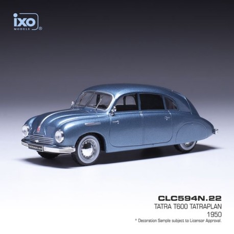 Tatra T600 Tatraplan 1950 Light Blue IXO CLC594