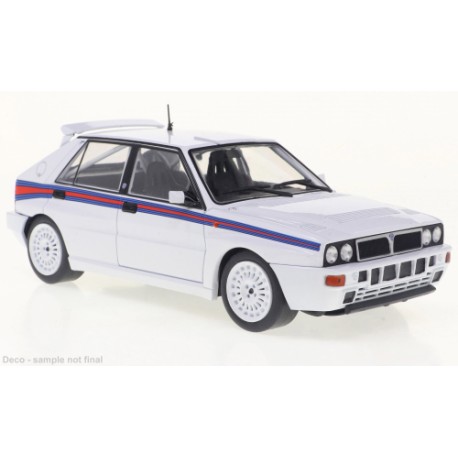 Lancia Delta Integrale 1989 White Decorated Whitebox WB124238