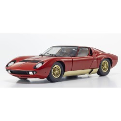 Lamborghini Miura P400 1968 Red Gold Kyosho 08314R
