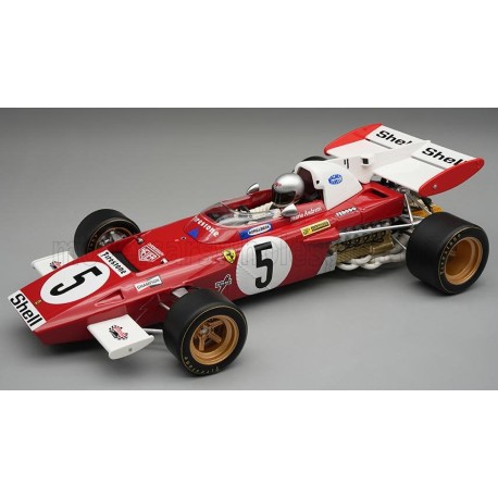 Ferrari&nbsp;312B2 with driver 5 Mario Andretti F1 Allemagne 1971 Tecnomodel TMD18-315A