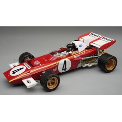 Ferrari&nbsp;312B2 with driver 4 Jacky Ickx F1 Monaco 1971 Tecnomodel TMD18-315B