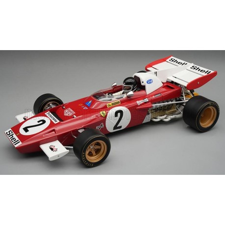 Ferrari&nbsp;312B2 with driver 2 Jacky Ickx F1 Pays Bas Zandvoort 1971 Tecnomodel TMD18-315C