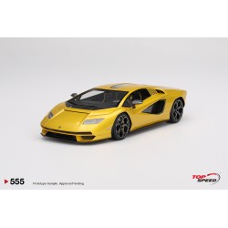 Lamborghini Countach LPI 800-4 2023 New Giallo Orion Truescale TS0555