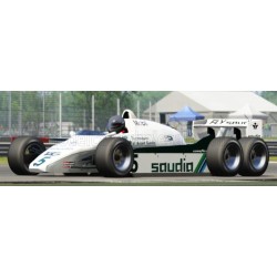 Williams Ford FW08 6-Wheels with driver 0 Jonathan Palmer F1 Test 1982 GP Replicas GP186DWD
