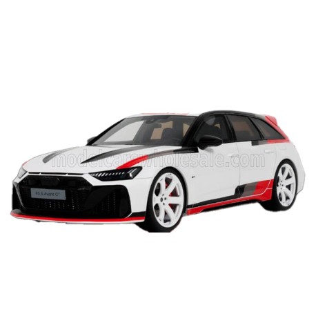 Audi&nbsp;A6 RS6 GT Avant Station Wagon 2023 White Red Grey GT Spirit GT512