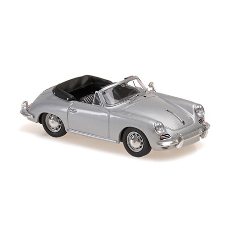 Porsche 356 C Cabriolet 1965 Silver Minichamps 940062330