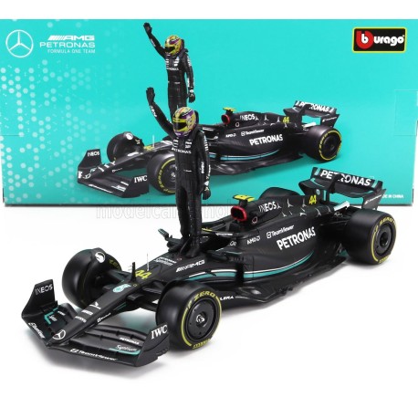 Mercedes AMG W14 E Performance 44 Lewis Hamilton F1 2023 Bburago BU28037-HAM